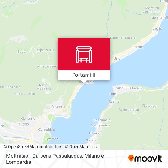 Mappa Moltrasio - Darsena Passalacqua