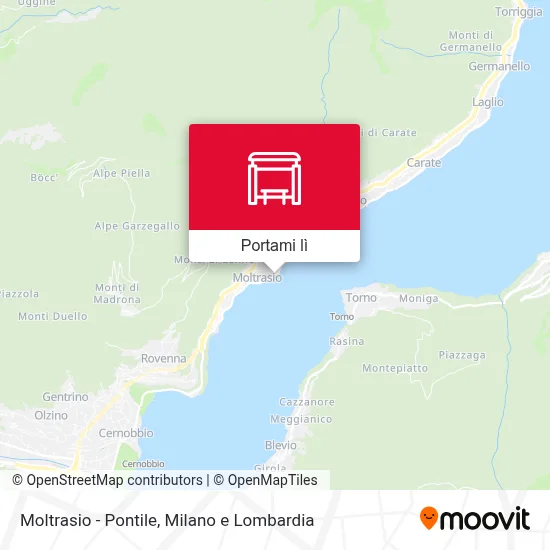 Mappa Moltrasio - Pontile
