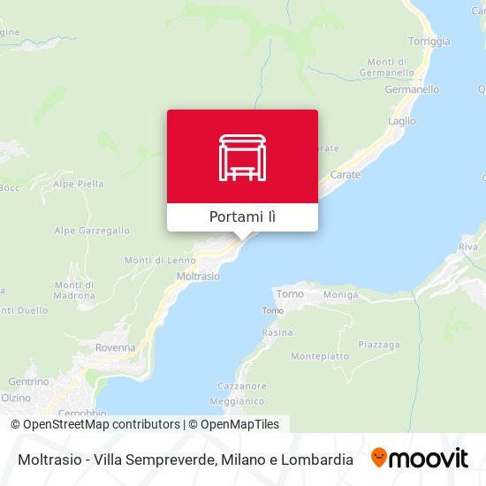 Mappa Moltrasio - Villa Sempreverde