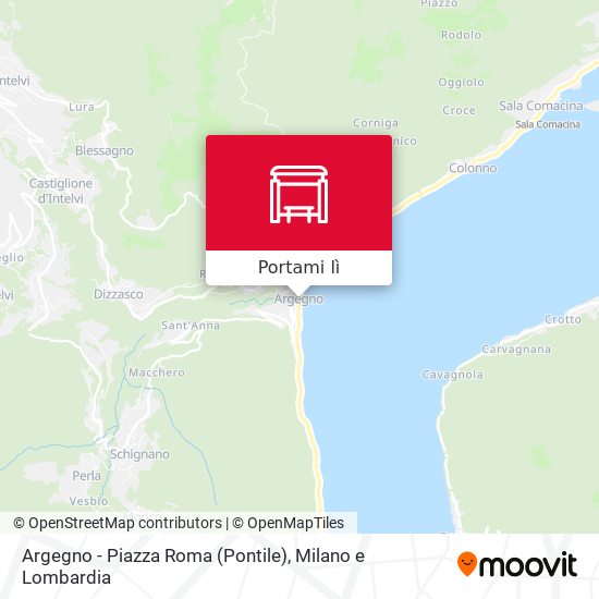 Mappa Argegno - Piazza Roma (Pontile)