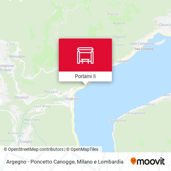 Mappa Argegno - Poncetto Canogge