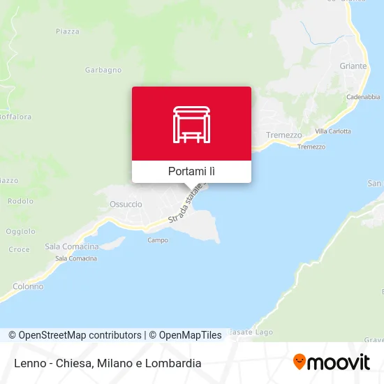 Mappa Lenno - Chiesa