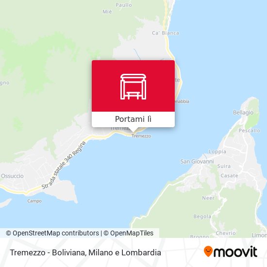 Mappa Tremezzo - Boliviana