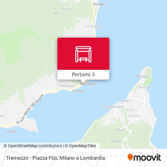 Mappa Tremezzo - Piazza Filzi