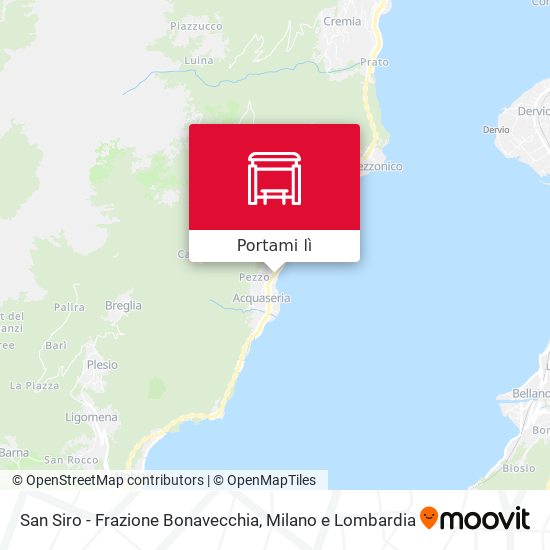 Mappa San Siro - Frazione Bonavecchia