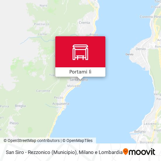 Mappa San Siro - Rezzonico (Municipio)