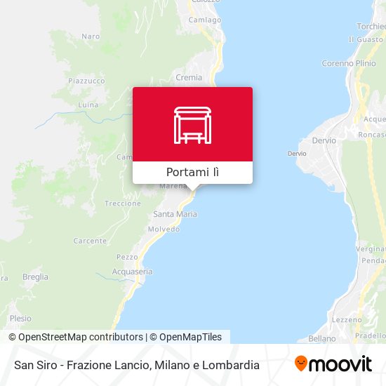 Mappa San Siro - Frazione Lancio