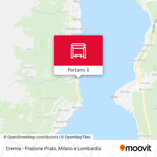 Mappa Cremia - Frazione Prato