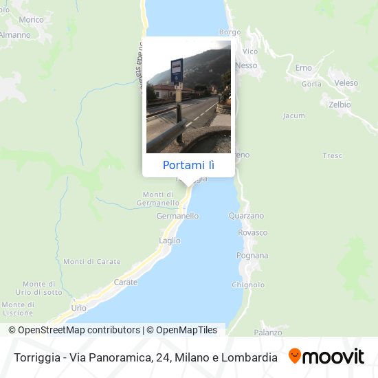 Mappa Torriggia - Via Panoramica, 24
