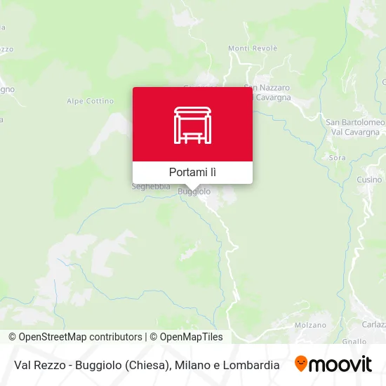 Mappa Val Rezzo - Buggiolo (Chiesa)