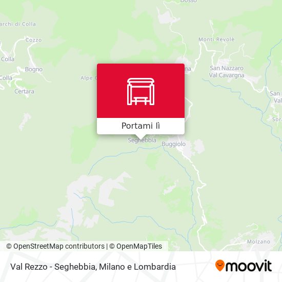 Mappa Val Rezzo - Seghebbia