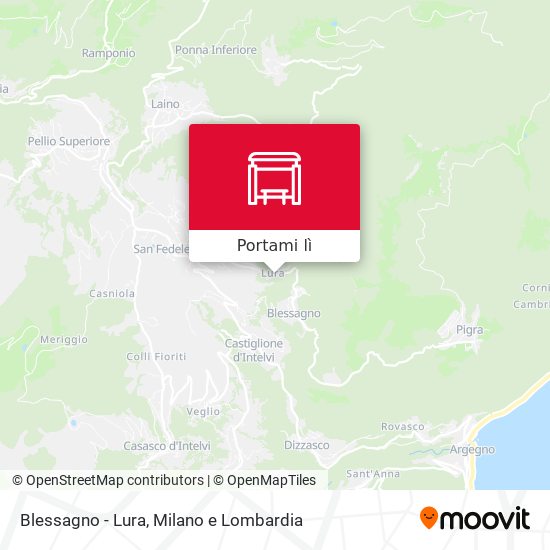 Mappa Blessagno - Lura