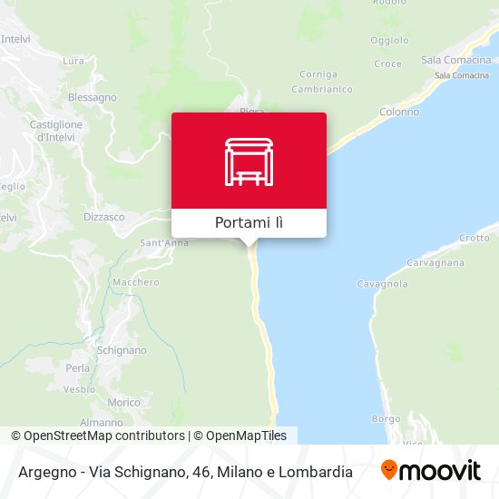 Mappa Argegno - Via Schignano, 46