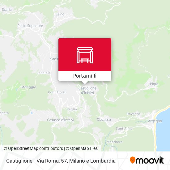 Mappa Castiglione - Via Roma, 57