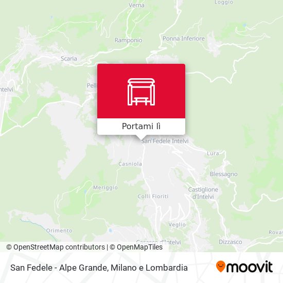 Mappa San Fedele - Alpe Grande