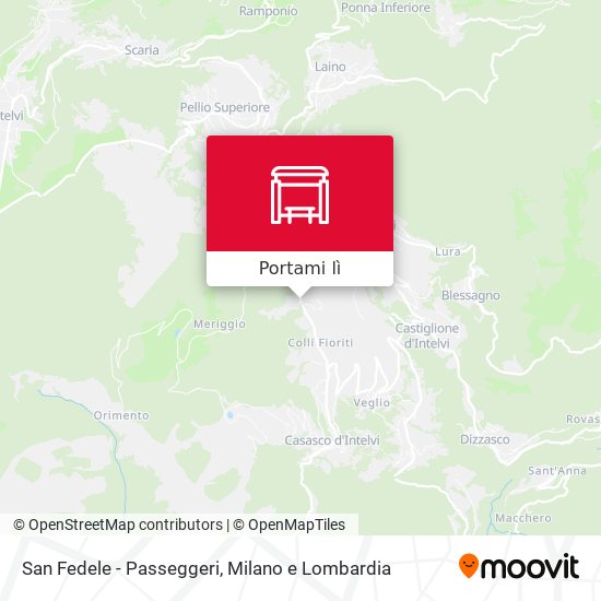 Mappa San Fedele - Passeggeri
