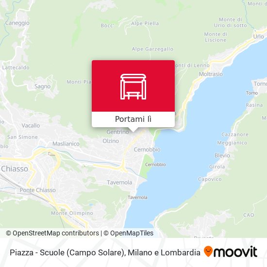 Mappa Piazza - Scuole (Campo Solare)