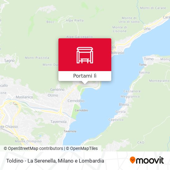 Mappa Toldino - La Serenella