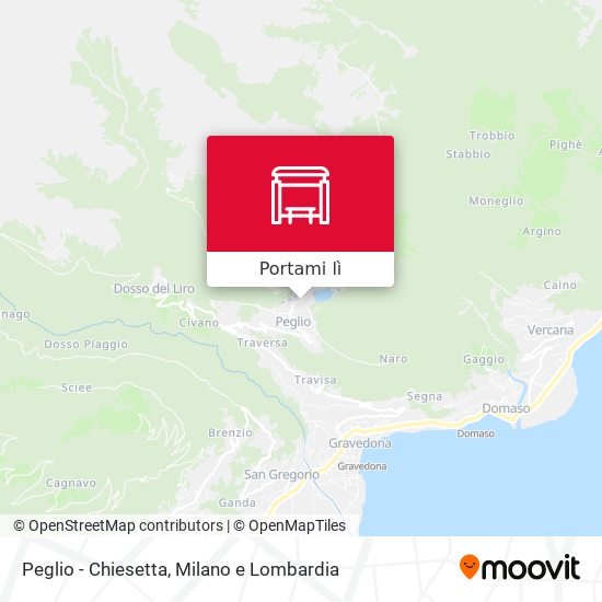 Mappa Peglio - Chiesetta