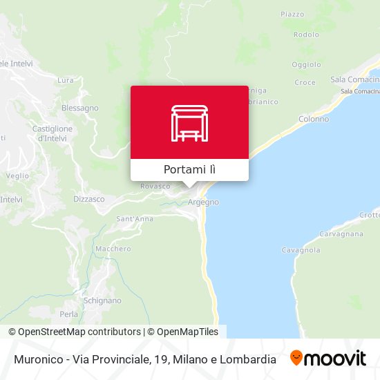 Mappa Muronico - Via Provinciale, 19