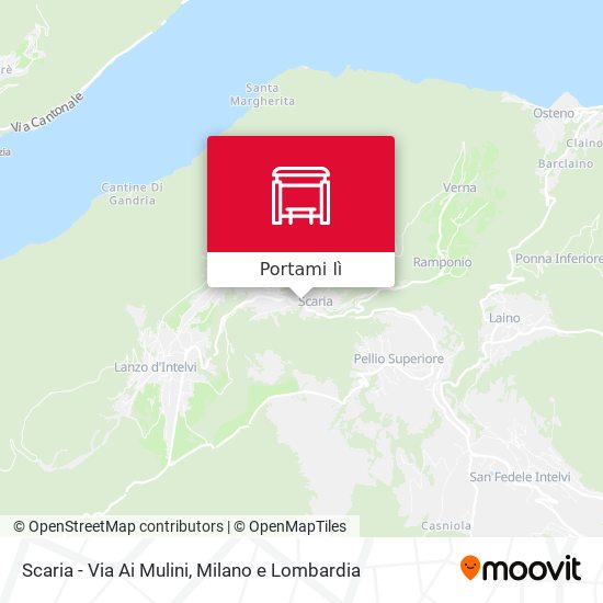 Mappa Scaria - Via Ai Mulini