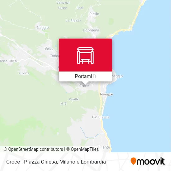 Mappa Croce - Piazza Chiesa