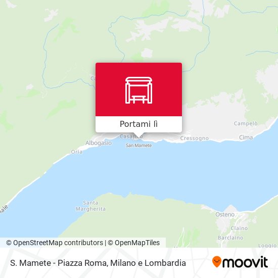 Mappa S. Mamete - Piazza Roma