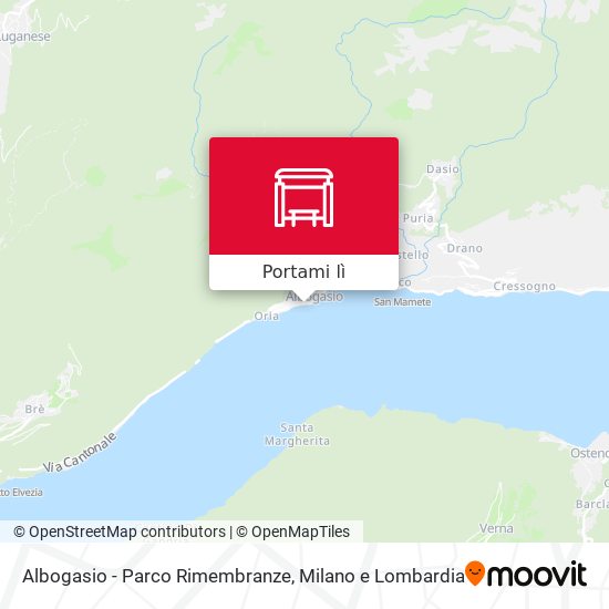 Mappa Albogasio - Parco Rimembranze