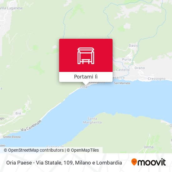 Mappa Oria Paese - Via Statale, 109