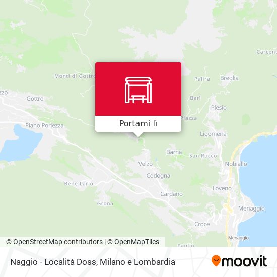 Mappa Naggio - Località Doss