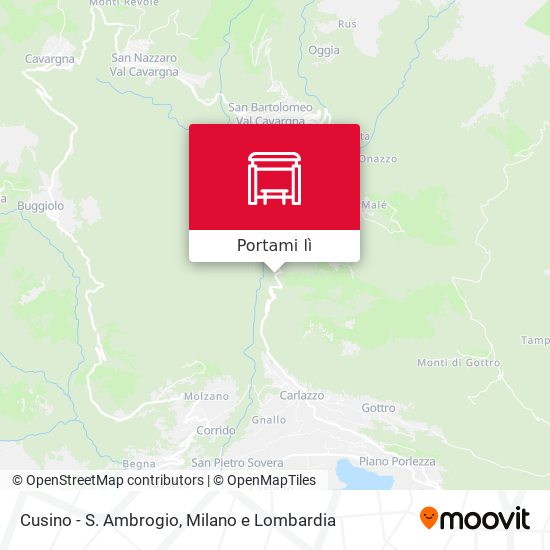 Mappa Cusino - S. Ambrogio