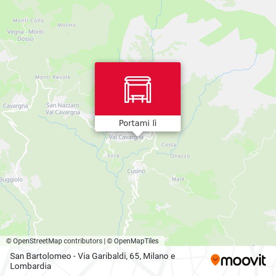 Mappa San Bartolomeo - Via Garibaldi, 65