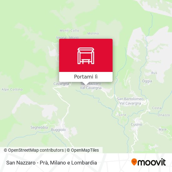 Mappa San Nazzaro - Prà