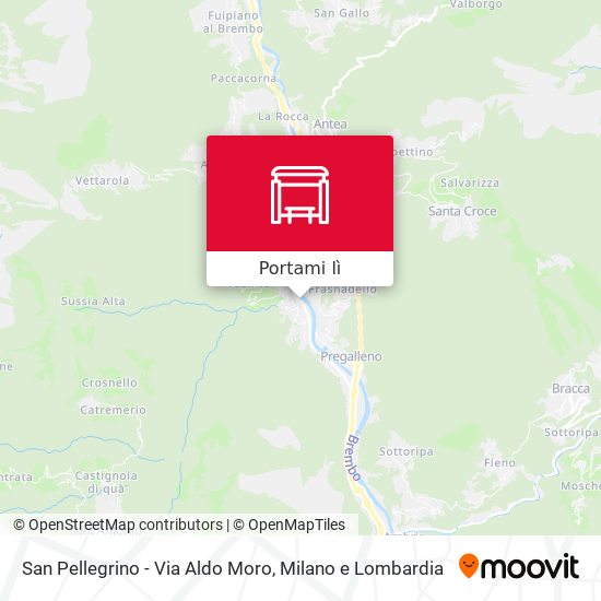 Mappa San Pellegrino - Via Aldo Moro