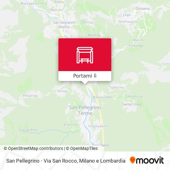 Mappa San Pellegrino - Via San Rocco