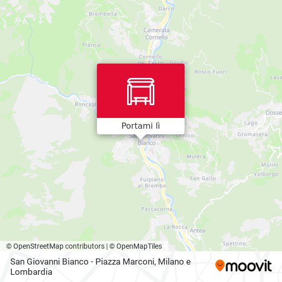 Mappa San Giovanni Bianco - Piazza Marconi