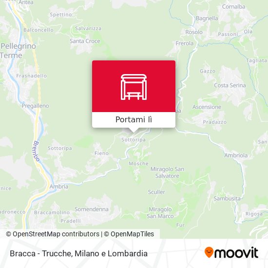 Mappa Bracca - Trucche