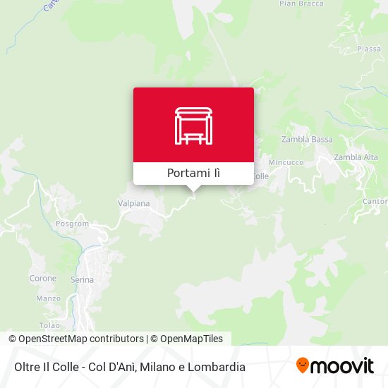 Mappa Oltre Il Colle - Col D'Anì
