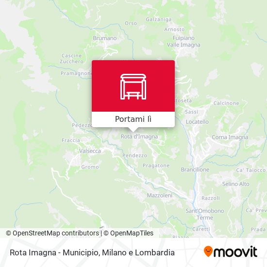 Mappa Rota Imagna - Municipio