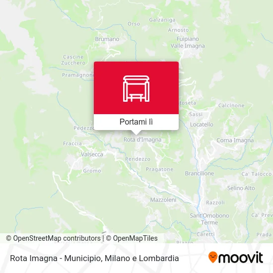 Mappa Rota Imagna - Municipio