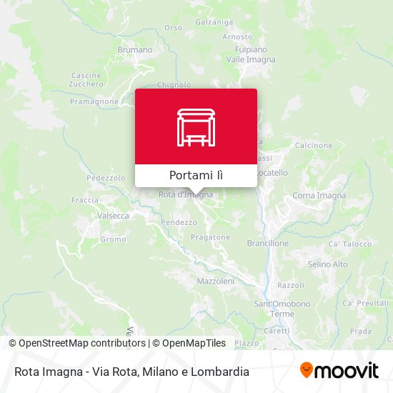 Mappa Rota Imagna - Via Rota