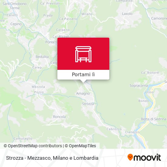 Mappa Strozza - Mezzasco