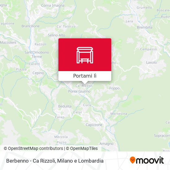 Mappa Berbenno - Ca Rizzoli