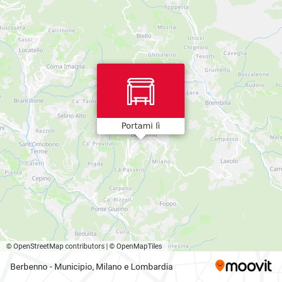 Mappa Berbenno - Municipio