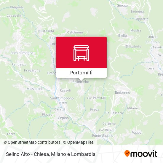 Mappa Selino Alto - Chiesa