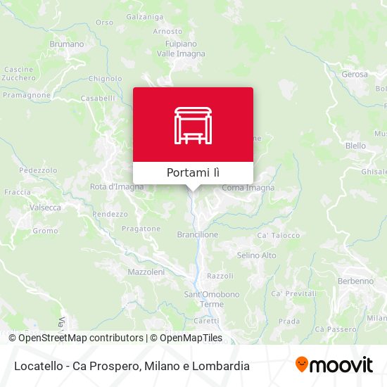 Mappa Locatello - Ca Prospero