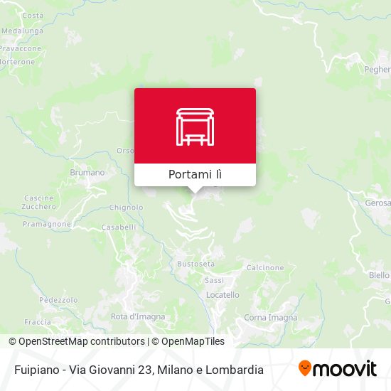 Mappa Fuipiano - Via Giovanni 23