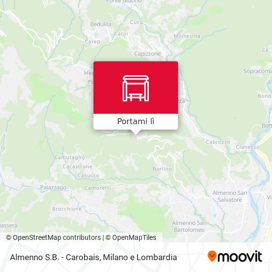 Mappa Almenno S.B. - Carobais