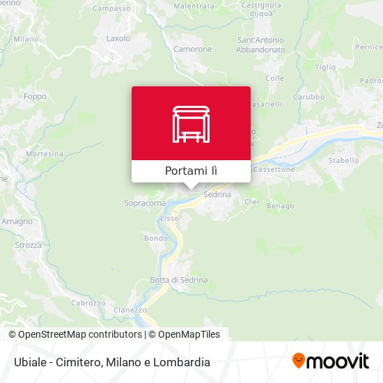 Mappa Ubiale - Cimitero