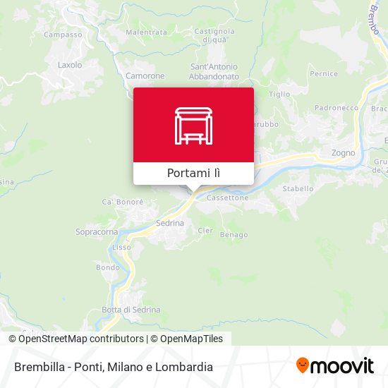 Mappa Brembilla - Ponti